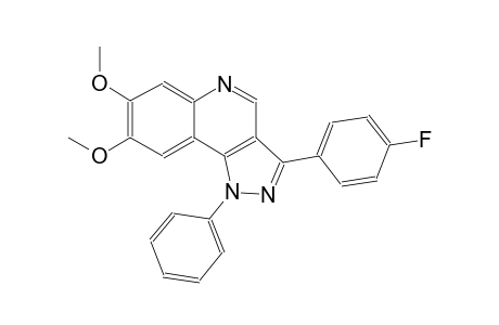 3-(4-fluorophenyl)-7,8-dimethoxy-1-phenyl-1H-pyrazolo[4,3-c]quinoline