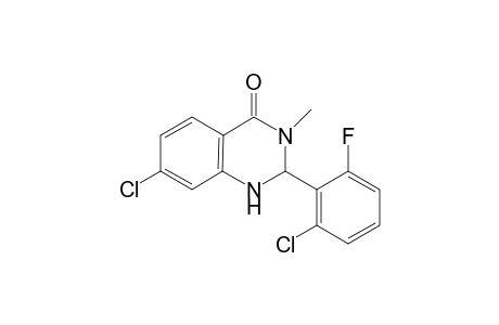 7-Chloro-2-(2-chloro-6-fluorophenyl)-3-methyl-2,3-dihydroquinazolin-4(1H)-one