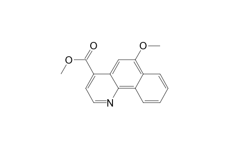 Benzo[h]quinoline-4-carboxylic acid, 6-methoxy-, methyl ester