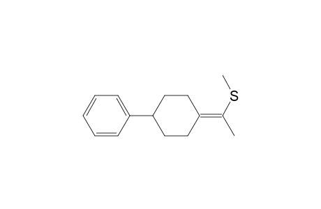 1-[1-(methylthio)ethylidene]-4-phenylcyclohexane