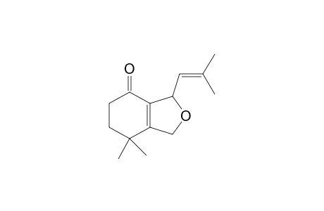 7,7-dimethyl-3-(2-methylprop-1-enyl)-1,3,5,6-tetrahydro-2-benzofuran-4-one