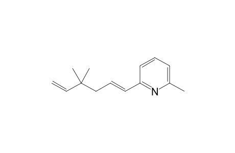 2-[(1E)-4,4-dimethylhexa-1,5-dienyl]-6-methyl-pyridine