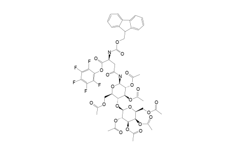 #12;N-ALPHA-(FLUOREN-9-YL-METHOXYCARBONYL)-N-GAMMA-[2,3,6-TRI-O-ACETYL-4-O-(2,3,4,6-TETRA-O-ACETYL-BETA-D-GALACTOPYRANOSYL)-BETA-D-GLUCOPYRANOSYL]-L-ASPARAG