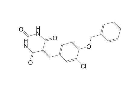 5-[4-(benzyloxy)-3-chlorobenzylidene]-2,4,6(1H,3H,5H)-pyrimidinetrione