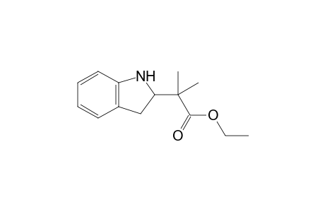Ethyl 2-(2,3-dihydro-1H-indole-2-yl)-2-methylpropanoate