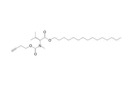 dl-Valine, N-methyl-N-(but-3-yn-1-yloxycarbonyl)-, pentadecyl ester