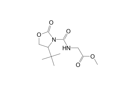 Methyl 2-(n-((4s)-4-(1,1-dimethylethyl)-2-oxazolidinone-3-carbamoyl))aminoacetate