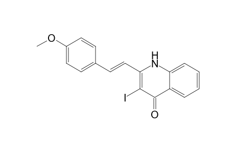 (E)-3-Iodo-2-[2-(4-methoxyphenyl)vinyl]quinolin-4(1H)-one