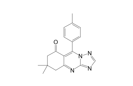 9-(4'-Methylphenyl)-6,6-dimethyl-6,7-dihydro-5H-[1,2,4]triazolo-[5,1-b]-quinazolin-8-one