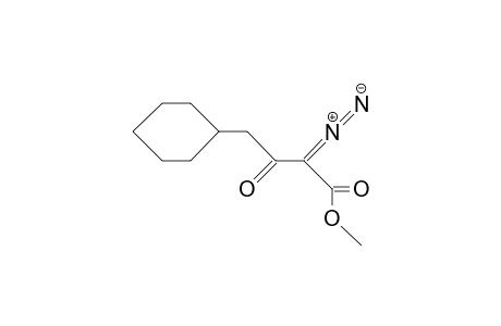 4-Cyclohexyl-2-diazo-3-oxo-butanoic acid, methyl ester