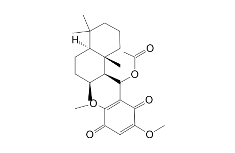 3-(11'-Acetoxydriman-11'-yl)-2,5-dimethoxy-1,4-benzoquinone