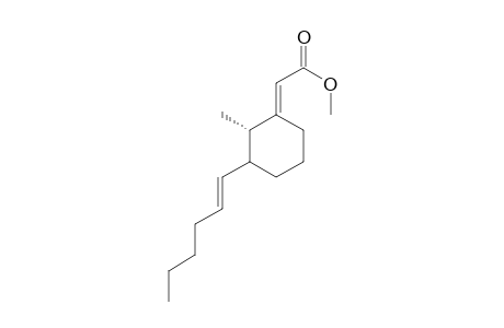 [(S)-3-((E)-Hex-1-enyl)-2-methyl-cyclohex-(E)-ylidene]-acetic acid methyl ester