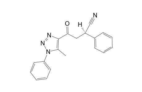 (R)-4-(5-methyl-1-phenyl-1H-1,2,3-triazol-4-yl)-4-oxo-2-phenylbutanenitrile