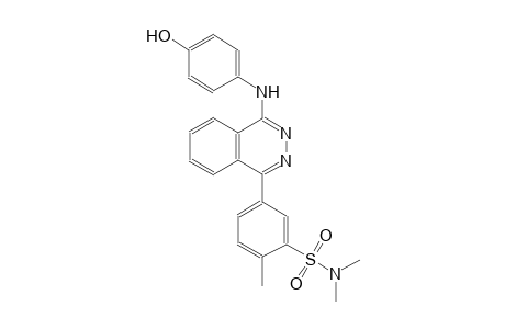 5-[4-(4-hydroxyanilino)-1-phthalazinyl]-N,N,2-trimethylbenzenesulfonamide