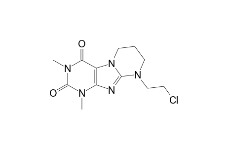 9-(2-chloroethyl)-1,3-dimethyl-6,7,8,9-tetrahydropyrimido[2,1-f]purine-2,4(1H,3H)-dione
