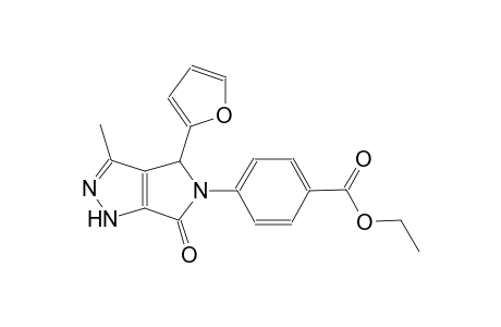 ethyl 4-(4-(2-furyl)-3-methyl-6-oxo-4,6-dihydropyrrolo[3,4-c]pyrazol-5(1H)-yl)benzoate