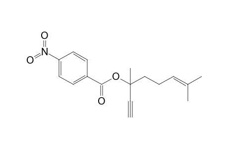 3,7-Dimethyloct-6-en-1-yn-3-yl 4'-nitrobenzoate