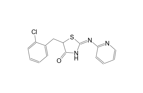 4-thiazolidinone, 5-[(2-chlorophenyl)methyl]-2-(2-pyridinylimino)-, (2E)-