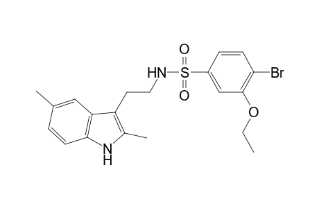 4-Bromo-N-[2-(2,5-dimethyl-1H-indol-3-yl)ethyl]-3-ethoxybenzenesulfonamide
