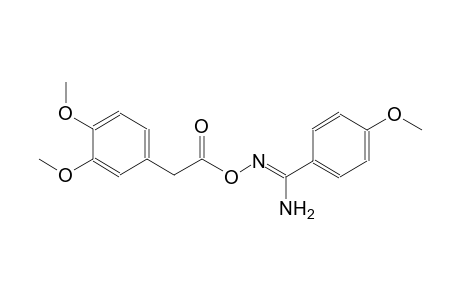 benzenecarboximidamide, N'-[[2-(3,4-dimethoxyphenyl)acetyl]oxy]-4-methoxy-