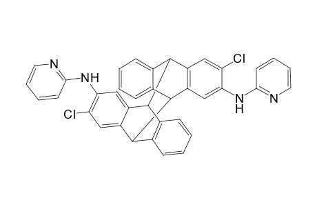 2,2'-Dichloro-3,3'-di(pyridylamino)-5,5',6,6'-bis(anthracene)