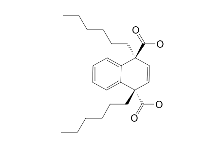 (TRANS)-1,4-DIHEXYL-1,4-DIHYDRONAPHTHALENE-1,4-DICARBOXYLIC-ACID