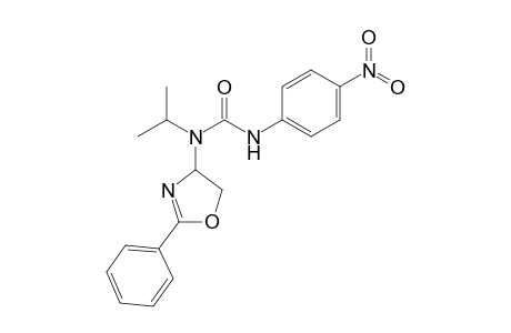 4-[1-isopropyl-3-(4-nitrophenyl)ureido]-2-phenyl-2-oxazoline