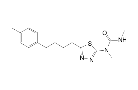 Urea, N,N'-dimethyl-N-[5-[4-(4-methylphenyl)butyl]-1,3,4-thiadiazol-2-yl]-