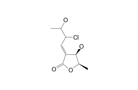 (3E,4R,5R)-3-(2-chloro-3-hydroxybutylidene)-4-hydroxy-5-methyloxolan-2-one