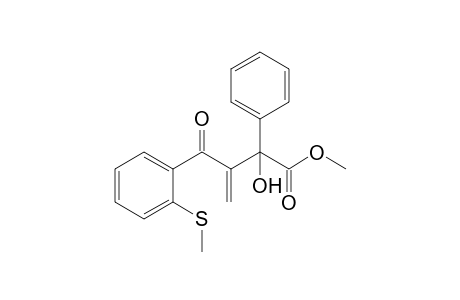 Methyl 2-hydroxy-2-phenyl-3-[2'-(methylthio)benzoyl]-but-3-enoate