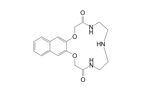 5,6,7,8,9,10-Hexahydro-2H-naphtho[2,3-b]-(1,4-dioxa-7,10,13-triaza)cyclopentadecine-3,11(4H,12H)-dione