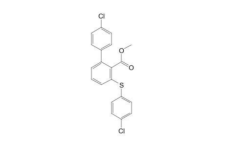 Methyl 4'-chloro-3-(4-chlorophenylsulfanyl)biphenyl-2-carboxylate