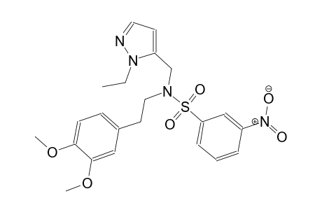 benzenesulfonamide, N-[2-(3,4-dimethoxyphenyl)ethyl]-N-[(1-ethyl-1H-pyrazol-5-yl)methyl]-3-nitro-
