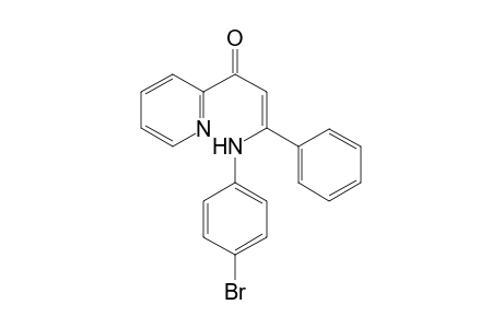 (Z)-3-[(4-Bromophenyl)amino]-3-phenyl-1-(pyridin-2-yl)prop-2-en-1-one