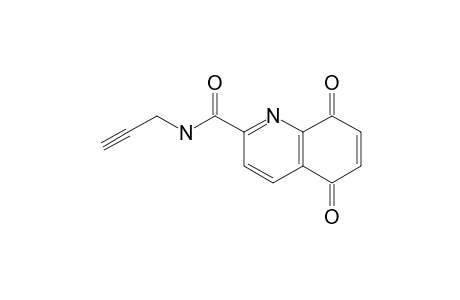 N-PROPARGYL-5,8-DIOXO-5,8-DIHYDRO-QUINOLINE-2-CARBOXAMIDE