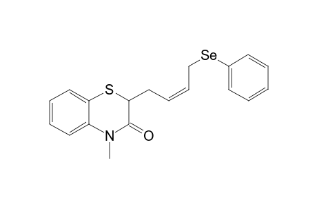 (Z)-4-Methyl-2-(4-phenylselenobut-2-enyl)-2H-benzothiazin-3(4H)-one