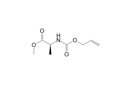 (2S)-2-(allyloxycarbonylamino)propionic acid methyl ester