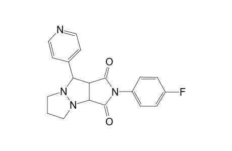 Tetrahydro-2,3b,6a-triazacyclopenta[a]pentalene-1,3-dione, 2-(4-fluorophenyl)-7-pyridin-4-yl-