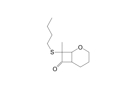exo-8-(Butylthio)-8-methyl-2-oxabicyclo[4.2.0] octan-7-one