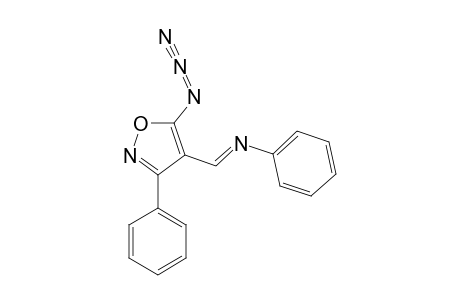 5-Azido-3-phenyl-4-(N-phenyliminomethyl)isoxazole