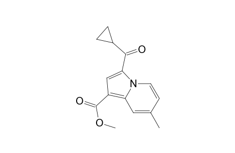 Methyl 3-cyclopropylcarbonyl-7-methyllindolizine-1-carboxylate