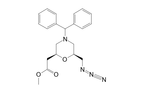 METHYL-3,7-ANHYDRO-5-AZA-8-AZIDO-5-BENZHYDRYL-2,4,5,6,8-PENTADEOXY-D-GLYCERO-D-ALLO-OCTONATE