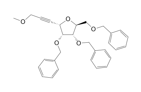 D-allo-Octitol, 4,7-anhydro-2,2,3,3-tetradehydro-2,3-dideoxy-1-O-methyl-5,6,8-tris-O-(phenylmethyl)-