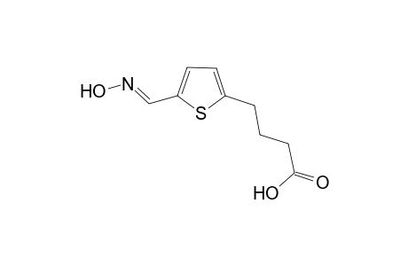 4-(5-[(E)-(Hydroxyimino)methyl]-2-thienyl)butanoic acid