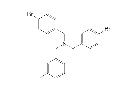 N,N-Bis(4-bromobenzyl)-N-(3-methybenzyl)amine