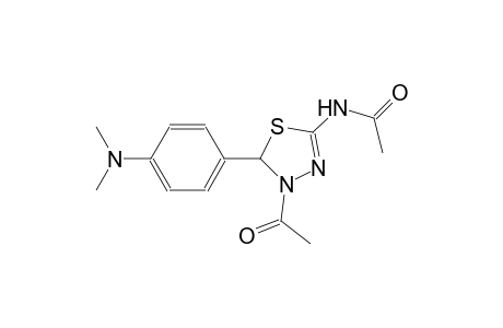 acetamide, N-[4-acetyl-5-[4-(dimethylamino)phenyl]-4,5-dihydro-1,3,4-thiadiazol-2-yl]-
