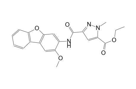 ethyl 3-{[(2-methoxydibenzo[b,d]furan-3-yl)amino]carbonyl}-1-methyl-1H-pyrazole-5-carboxylate