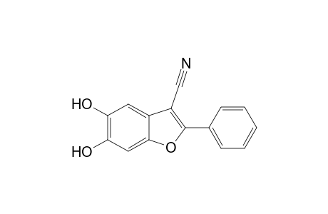 5,6-Dihydroxy-2-phenylbenzofuran-3-carbonitrile