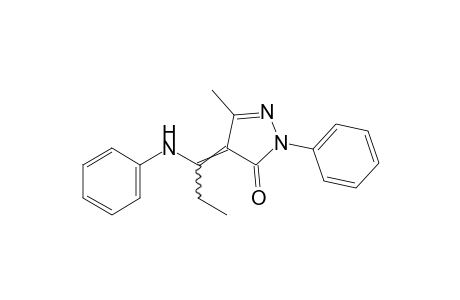 4-(1-anilinopropylidene)-3-methyl-1-phenyl-2-pyrazolin-5-one