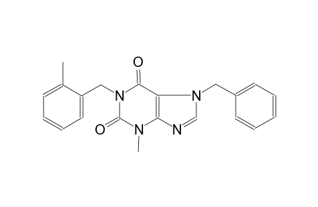 1H-purine-2,6-dione, 3,7-dihydro-3-methyl-1-[(2-methylphenyl)methyl]-7-(phenylmethyl)-